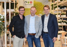 Op de stand van Royal van Zanten waren Wouter Jongkind, Jeroen Meeder en Peter Wouters het aanspreekpunt.